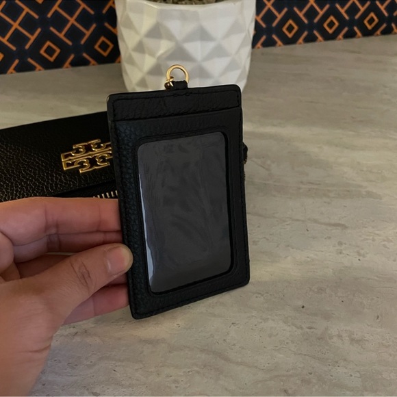 Tory Burch Britten large black wallet - Picture 12 of 14